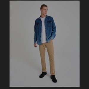 Ag Adriano Goldschmied the Everett pants slim straight beige